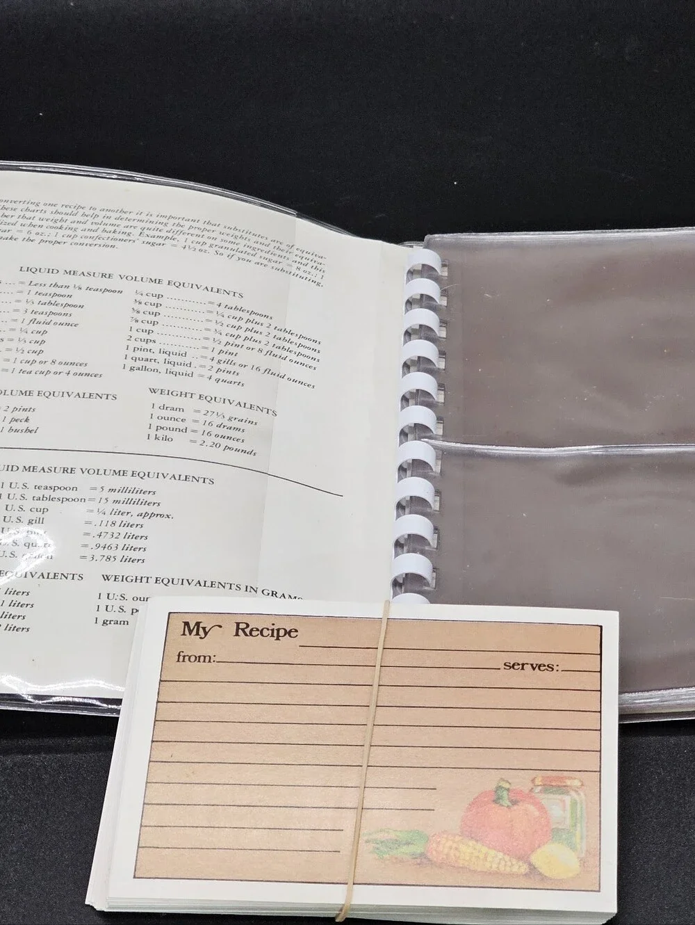 My Recipe Book with Blank Recipe Cards